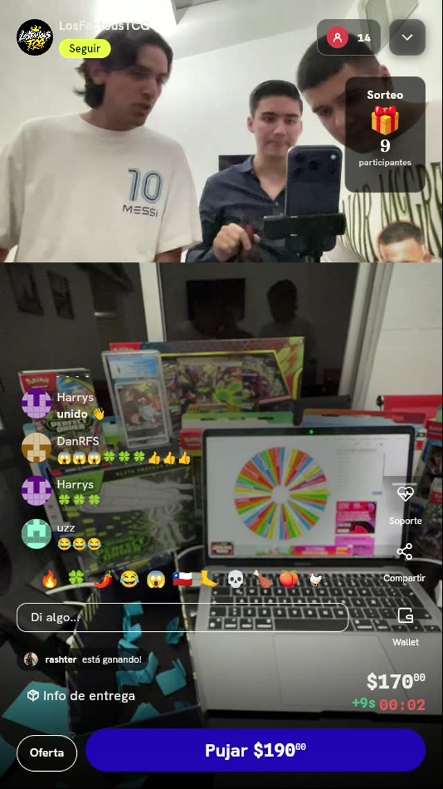 Tiradas de Ruleta por ETB Pokémon