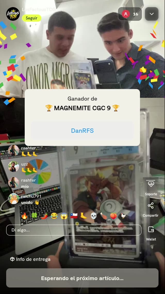 Carta Pokémon Magnemite CGC 9