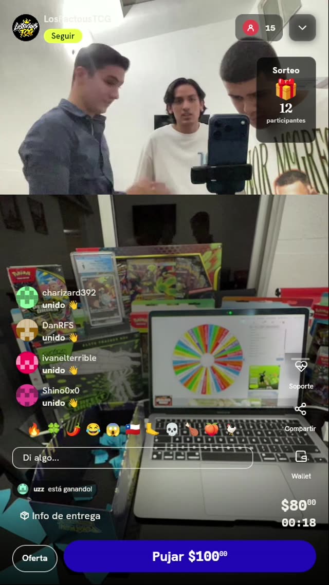 Tiro en ruleta Pokémon TCG