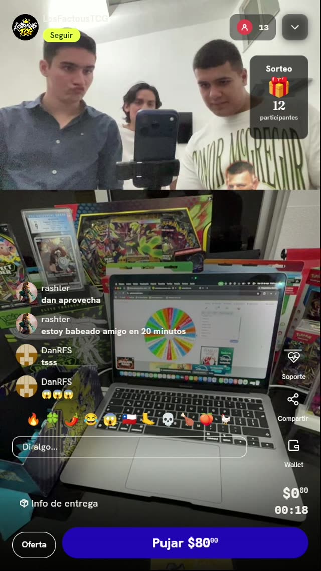 Giro de ruleta Pokémon TCG