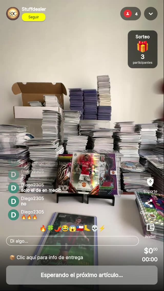 Cartas coleccionables de fútbol soccer