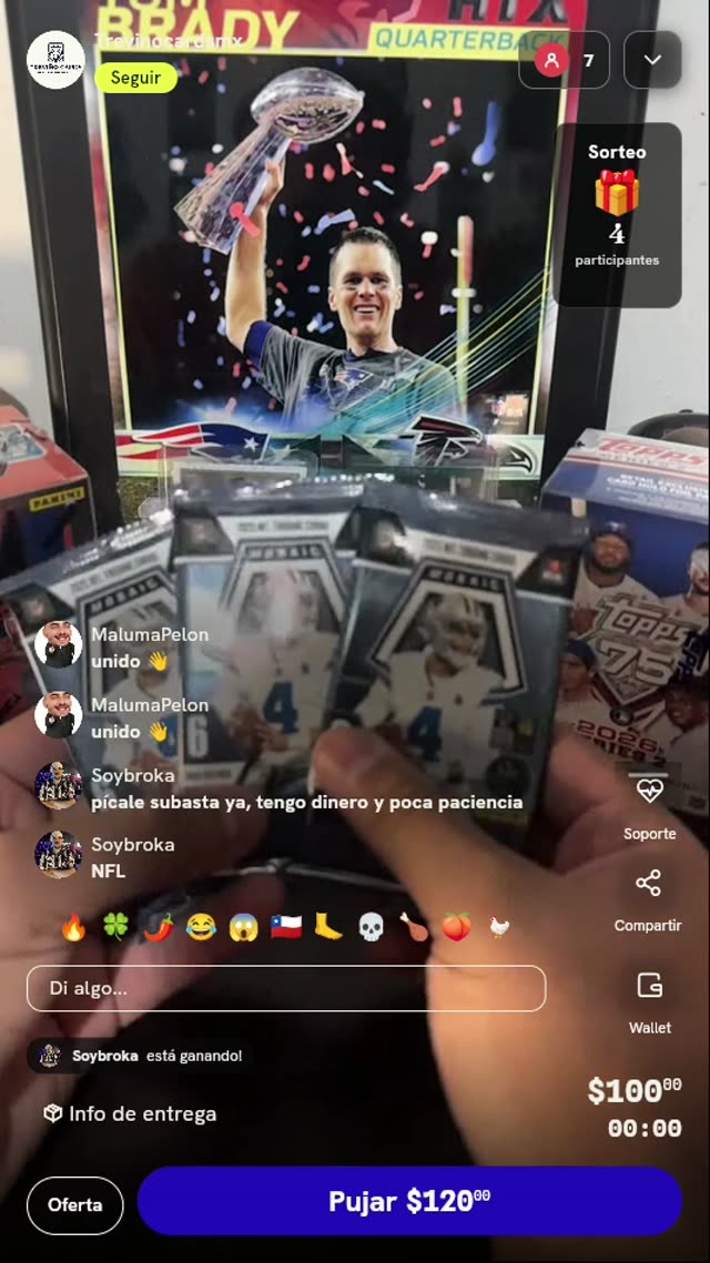 Sobres de tarjetas Panini Mosaic NFL