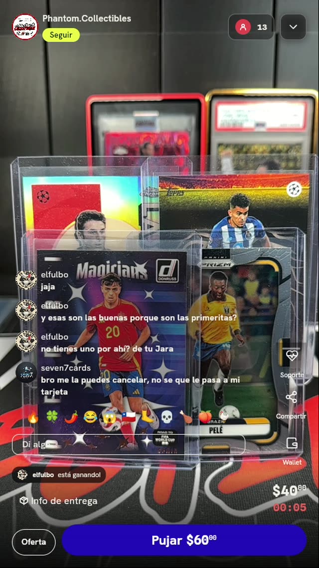 Carta Pedri Donruss Magicians