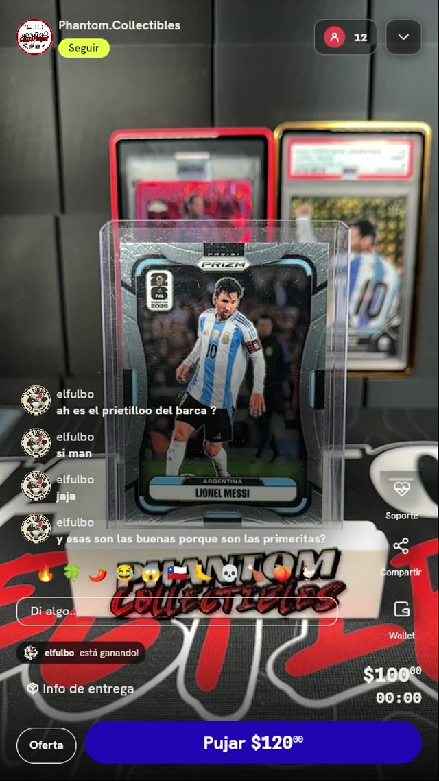 Carta Panini Prizm Lionel Messi