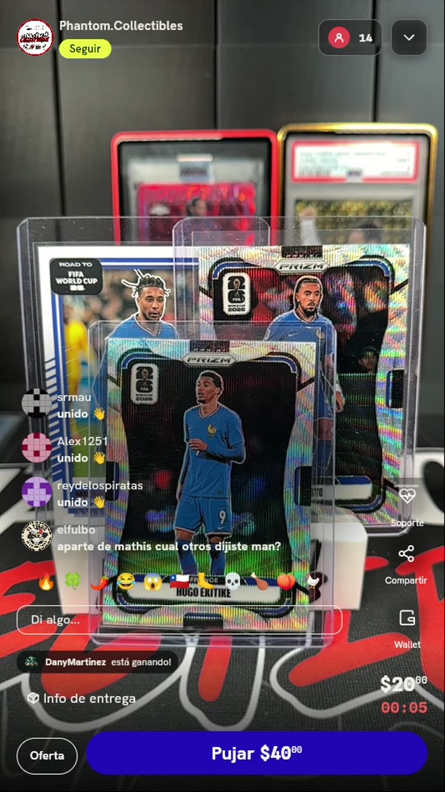 Hugo Ekitike Panini Prizm 2026