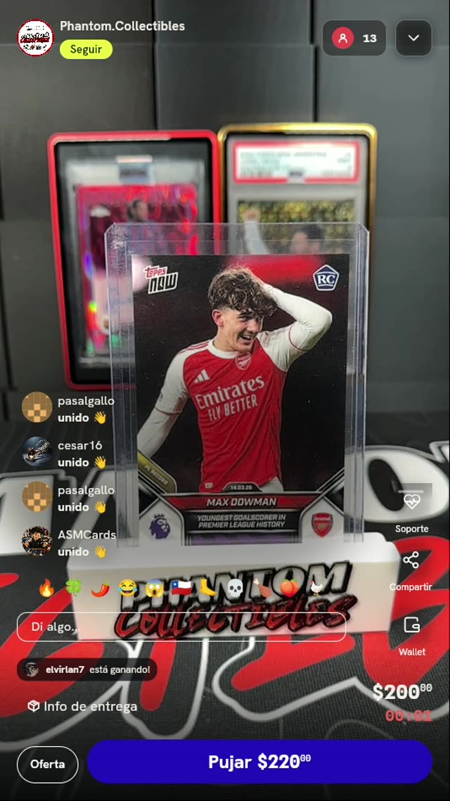 Carta Topps NOW Max Dowman RC