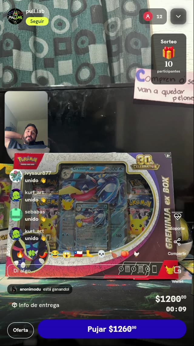 Caja Pokémon 30th Celebration Greninja ex