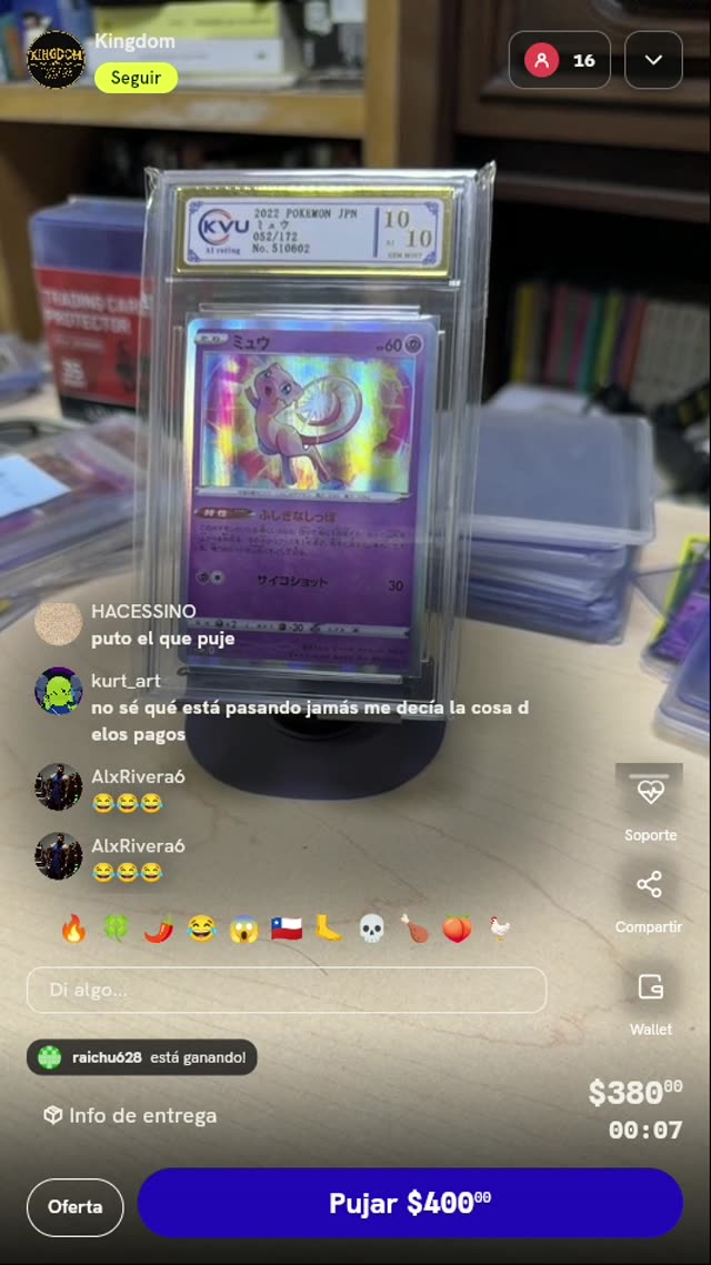 Carta Mew Holo VSTAR Universe
