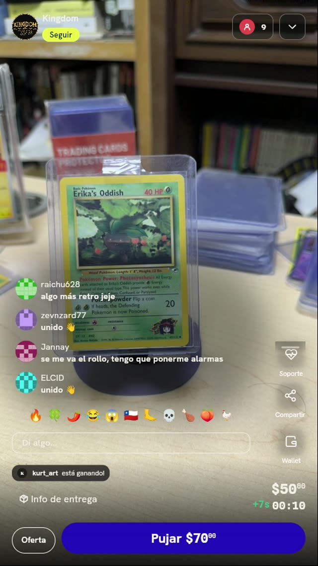 Carta Pokémon Erika's Oddish #47