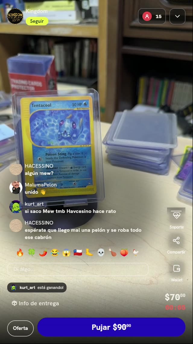 Carta Pokémon Tentacool Aquapolis #113
