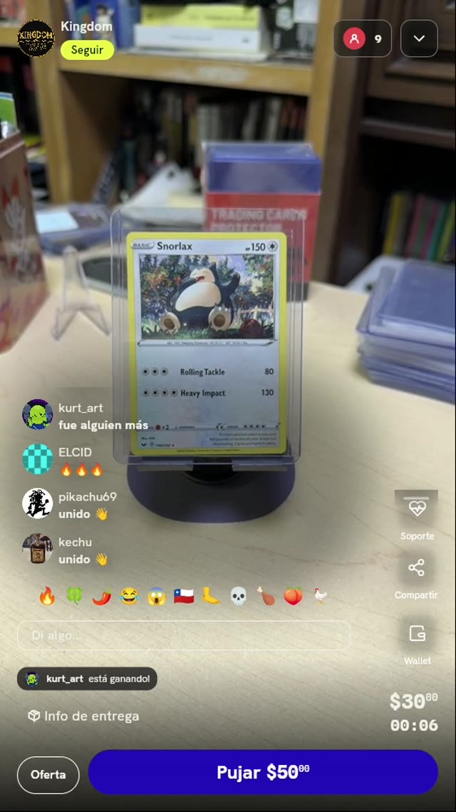 Carta Pokémon Snorlax #140/202