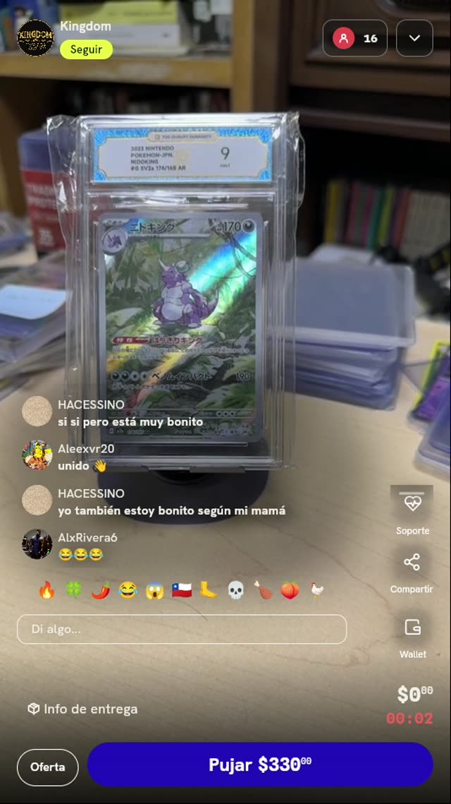 Nidoking AR #174/165 Pokémon 151