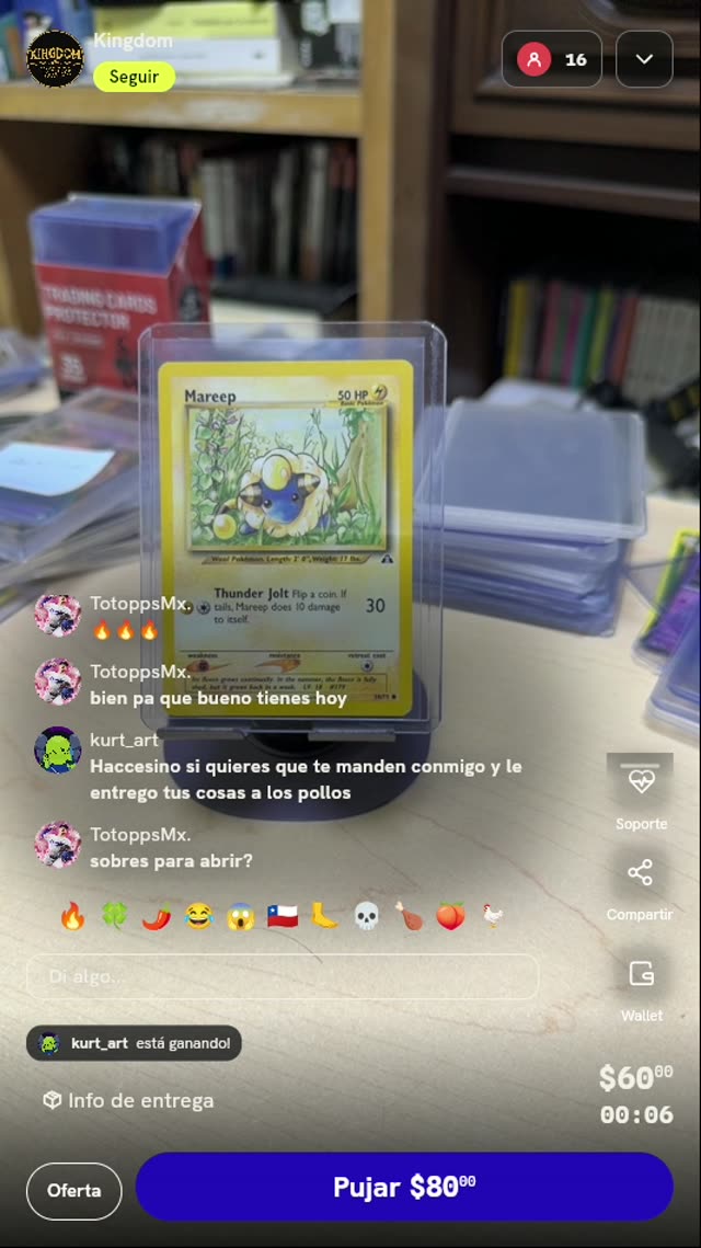 Carta Pokémon Mareep Neo Discovery