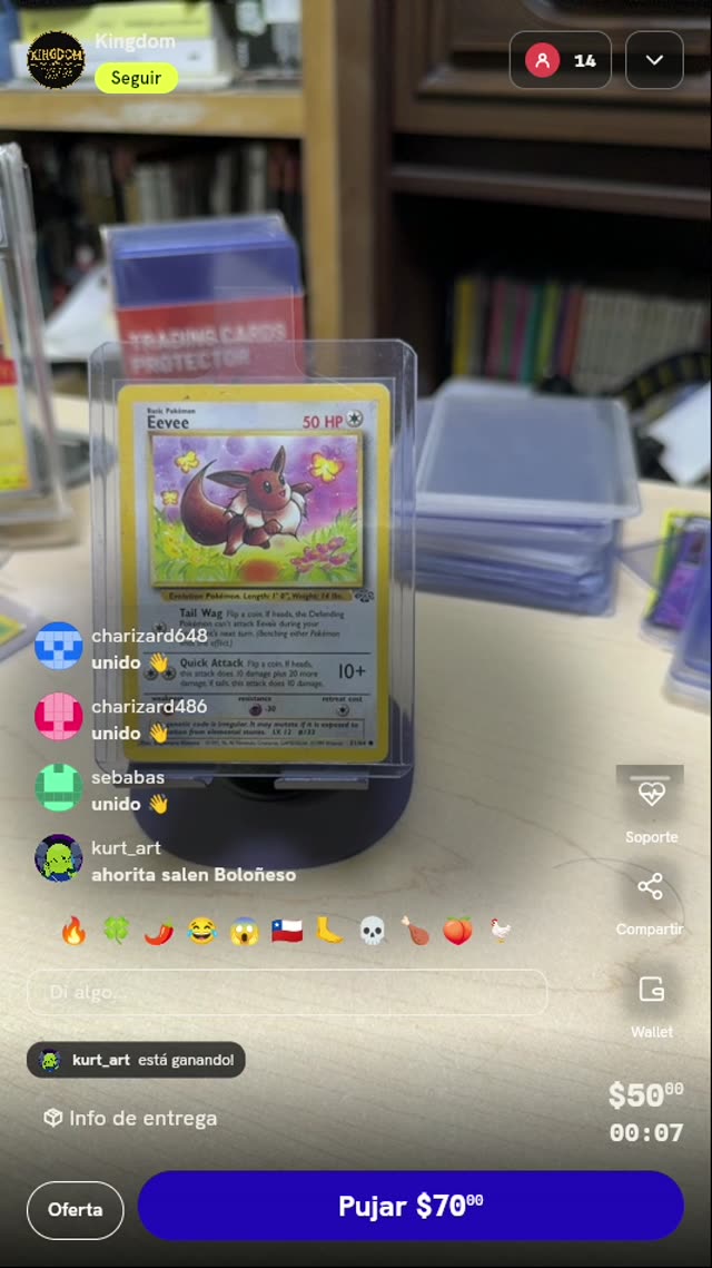 Carta Pokémon Eevee Jungle 51/64