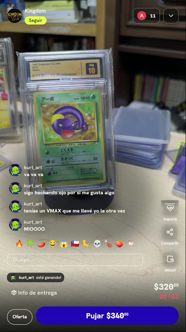 Carta Pokémon Ekans #023 Japonesa