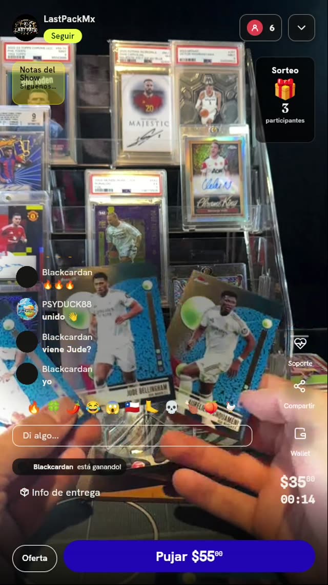 Cartas Topps Finest del Real Madrid