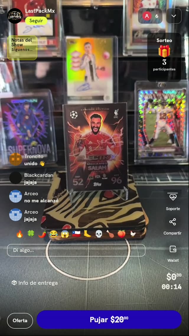 Topps Match Attax Mohamed Salah ElectriX