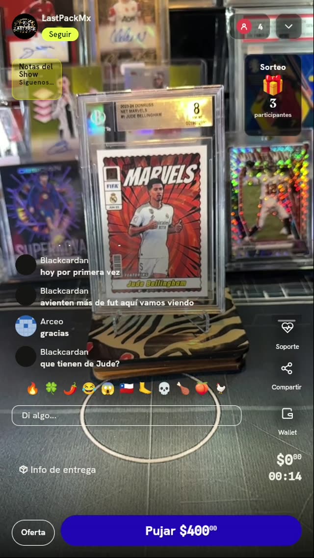 Carta Donruss Jude Bellingham Net Marvels