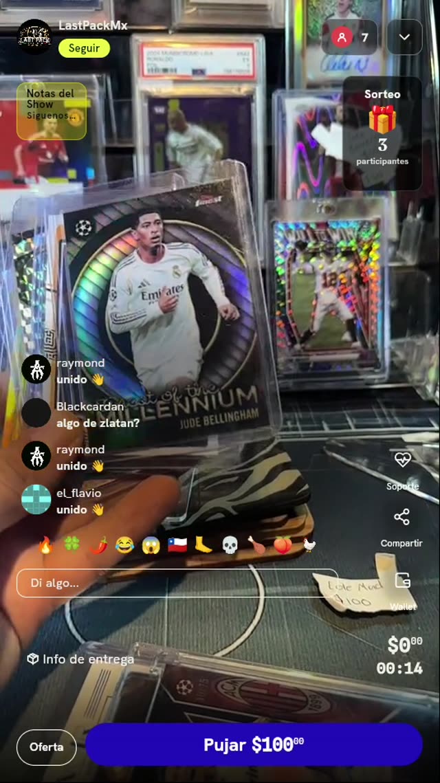 Lote de Cartas Jude Bellingham Topps Finest