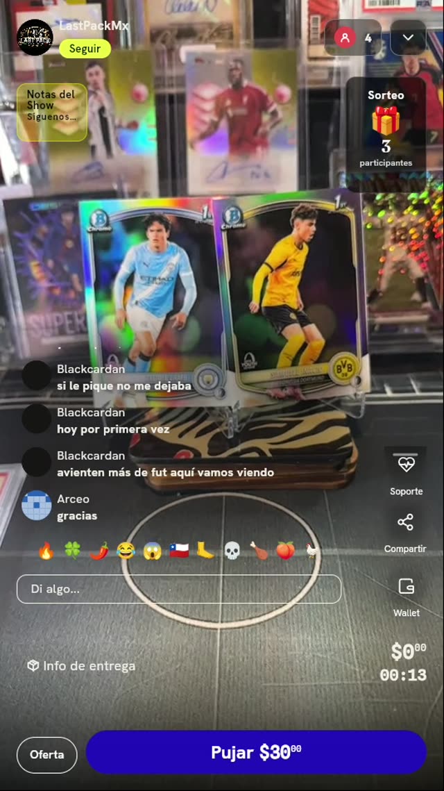 Cartas 1st Bowman Inácio y Lamb