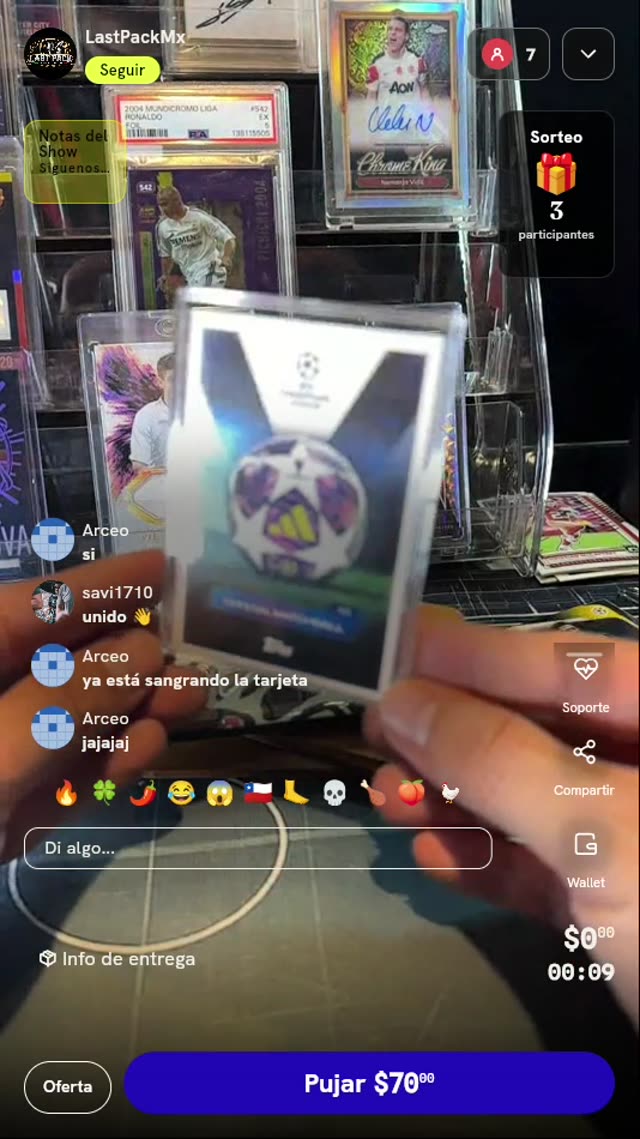 Carta Topps Official Matchball UEFA Champions League
