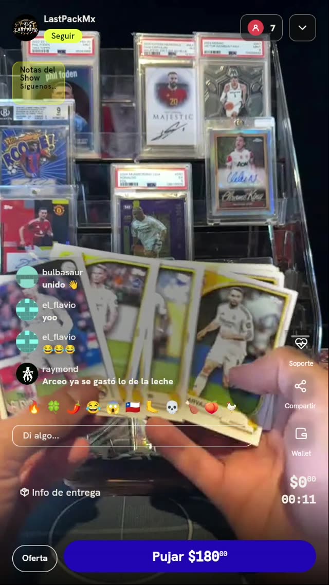 Lote de Cartas Topps Real Madrid