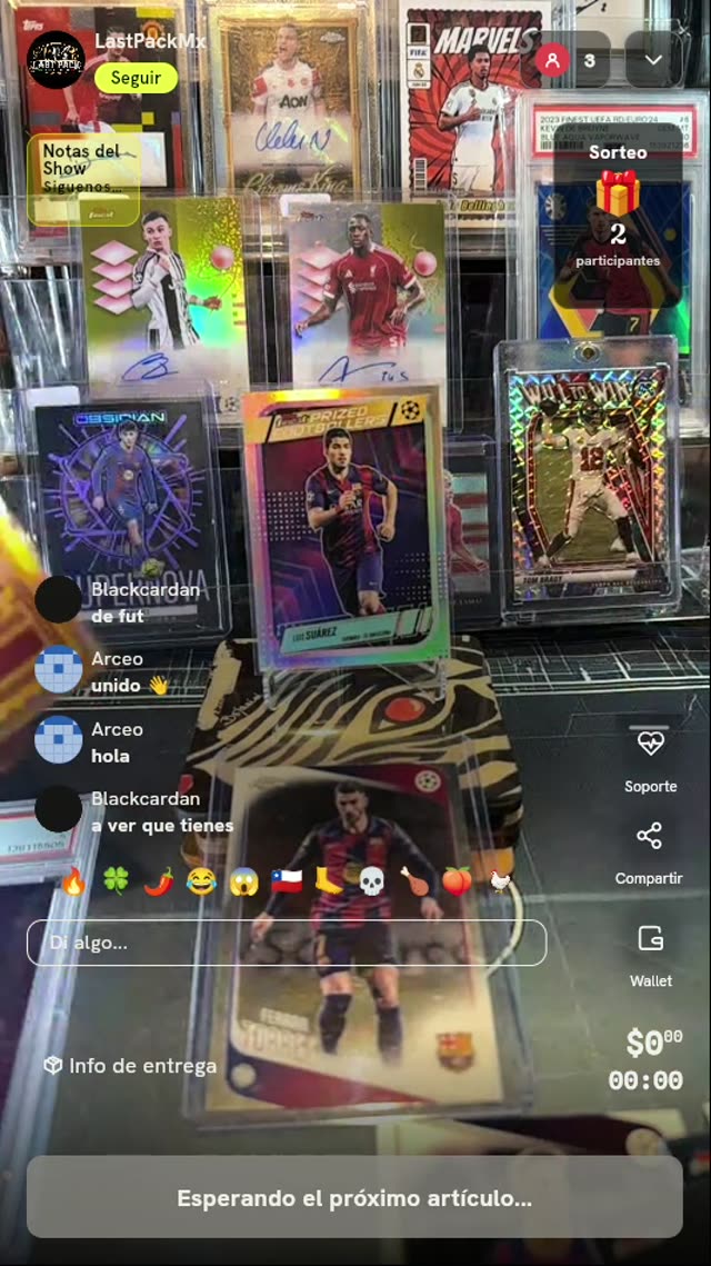 Lote de Cartas Inter de Milán