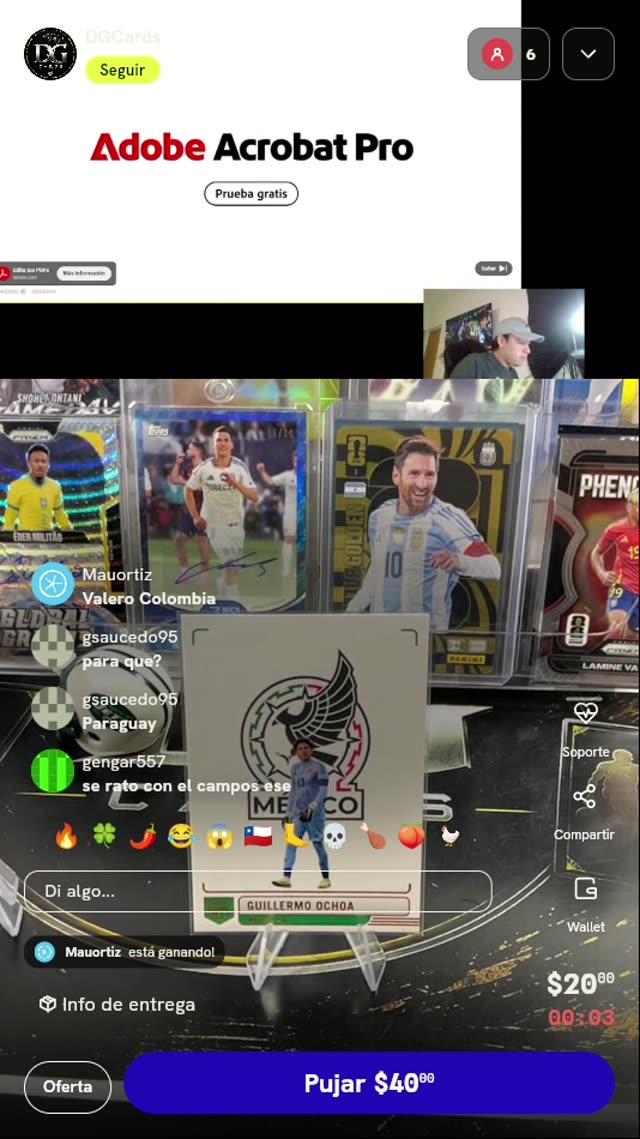Estampa Guillermo Ochoa Panini Qatar 2022