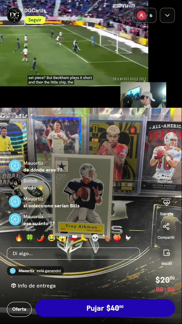 Carta Troy Aikman Topps Gallery Heritage
