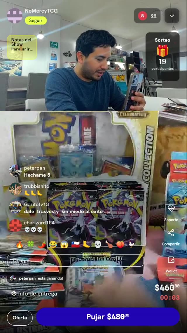 Giros de ruleta Pokémon TCG