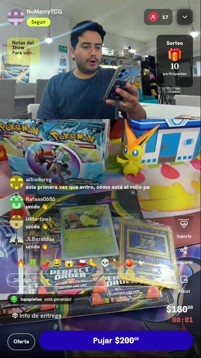 Giro de ruleta Pokémon TCG