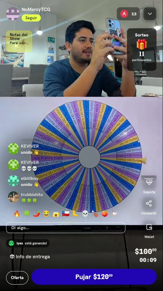 Giro de ruleta TCG Pokémon