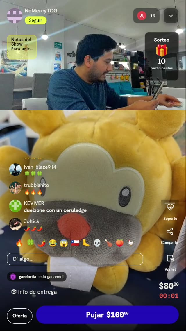 Peluche de Pokémon Joltik