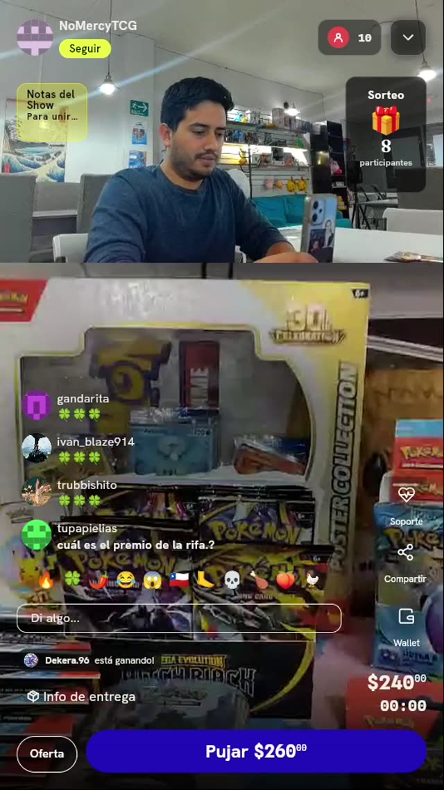 3 giros de ruleta Pokémon