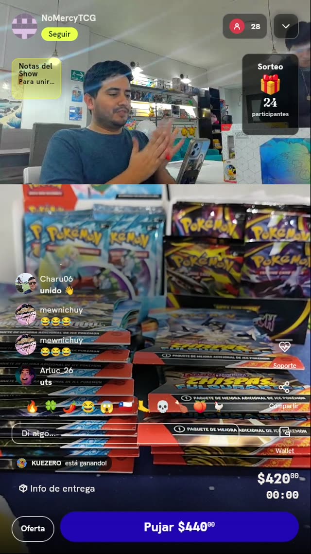 Sobres Pokémon Chispas Fulgurantes