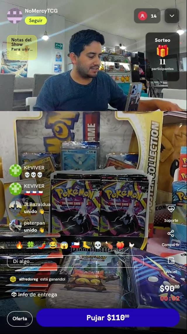 Giro de ruleta Pokémon TCG