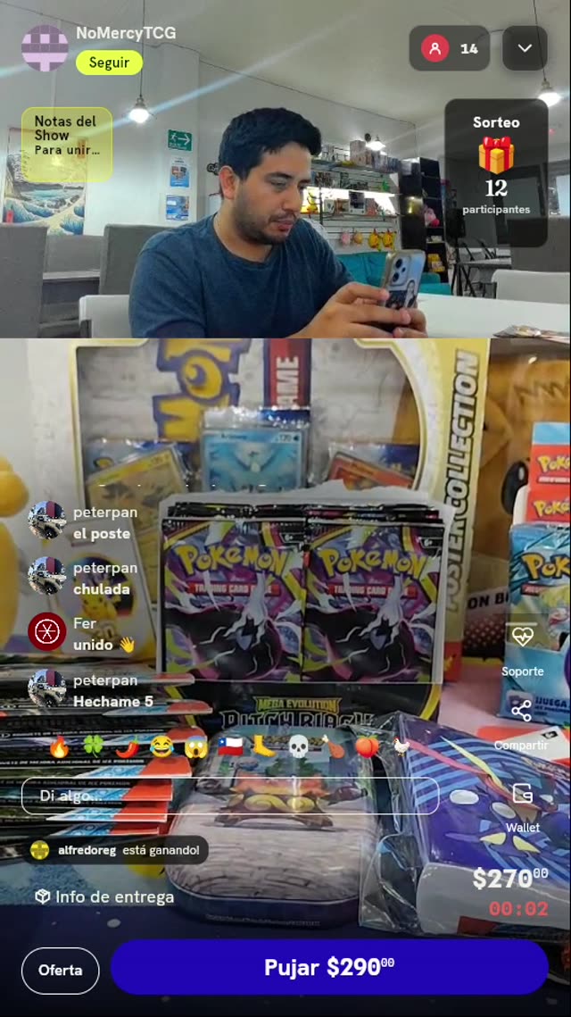 Tres giros en ruleta Pokémon