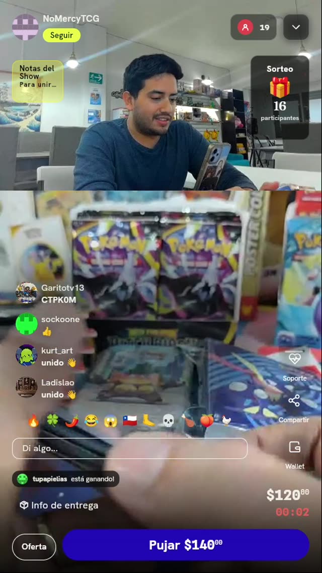 Giro de ruleta Pokémon TCG