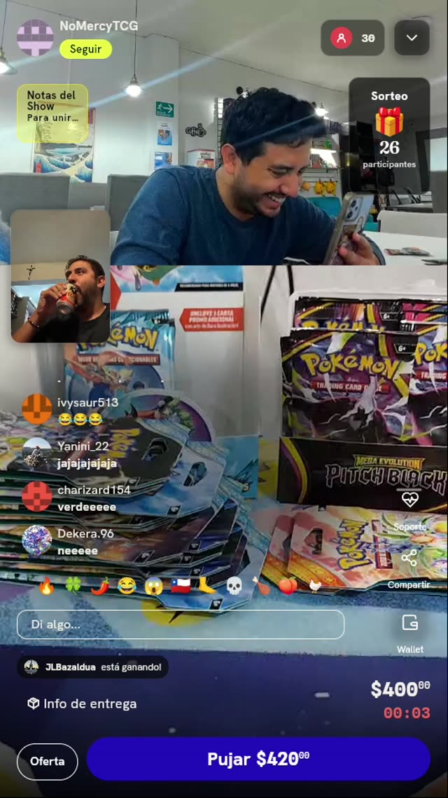 2 Sobres Pokémon Pitch Black