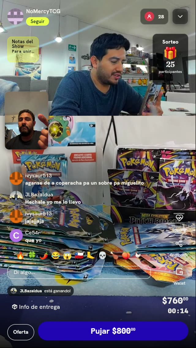 Lote de Sobres Pokémon TCG