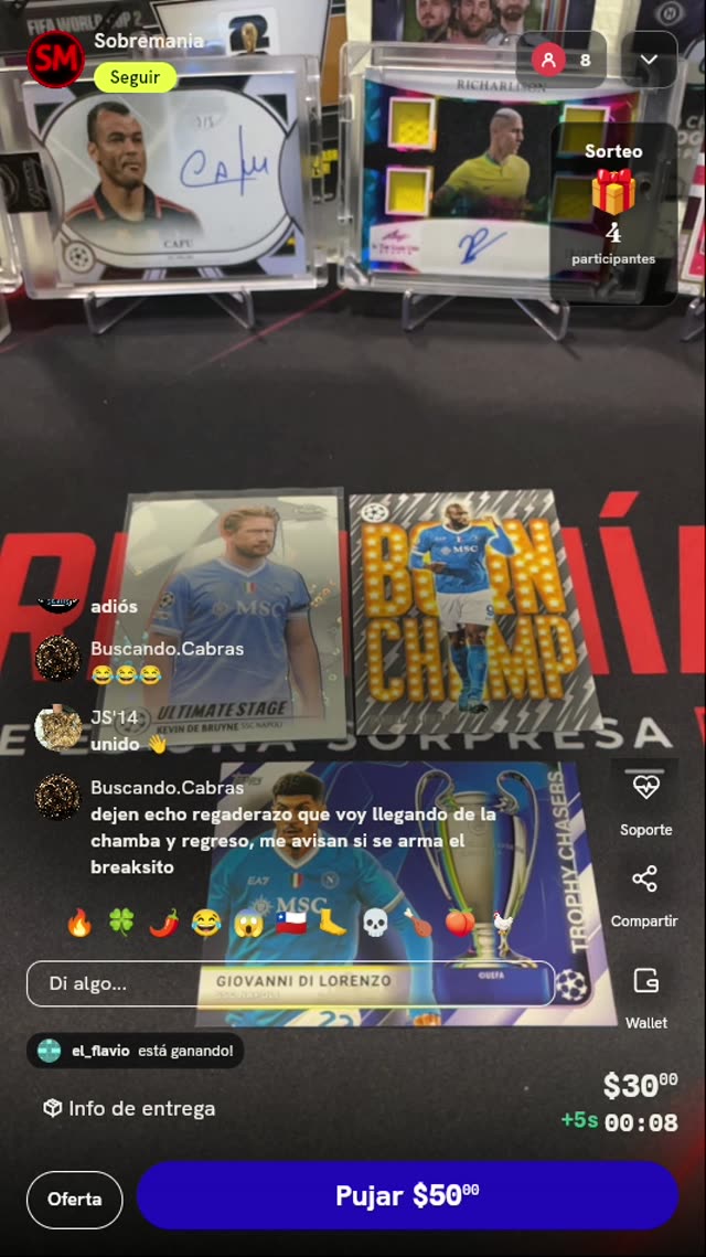 Lote de 3 cartas Topps UEFA