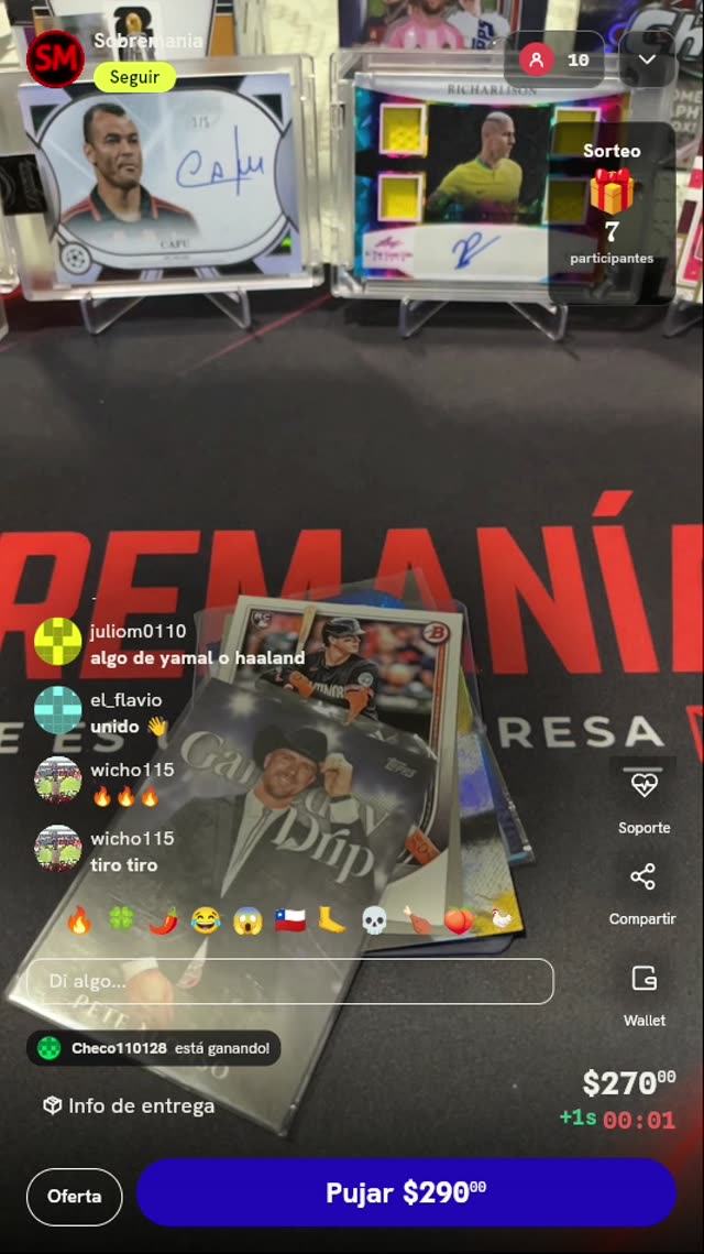 Lote de cartas de béisbol MLB