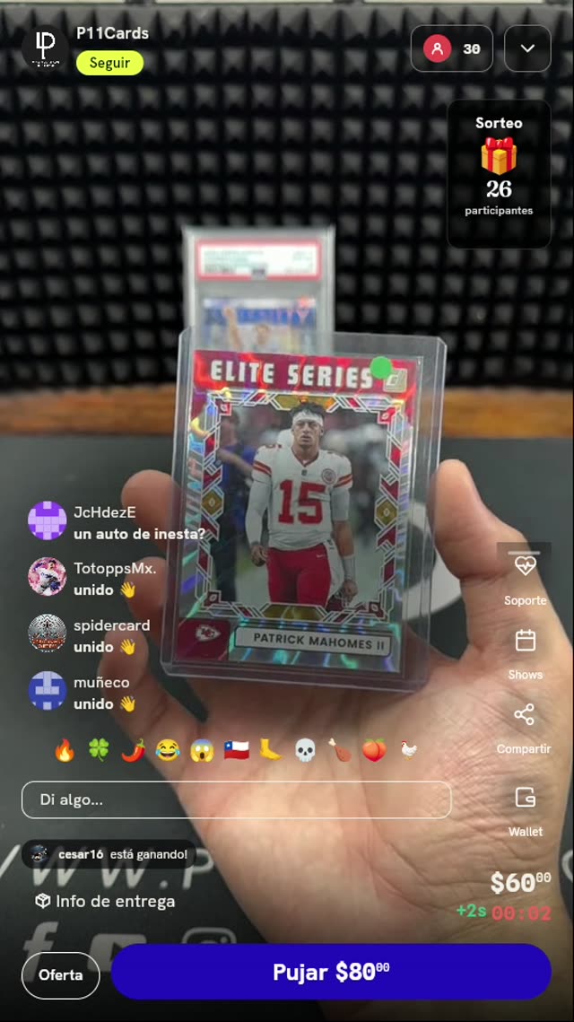 Carta Panini Donruss Patrick Mahomes II
