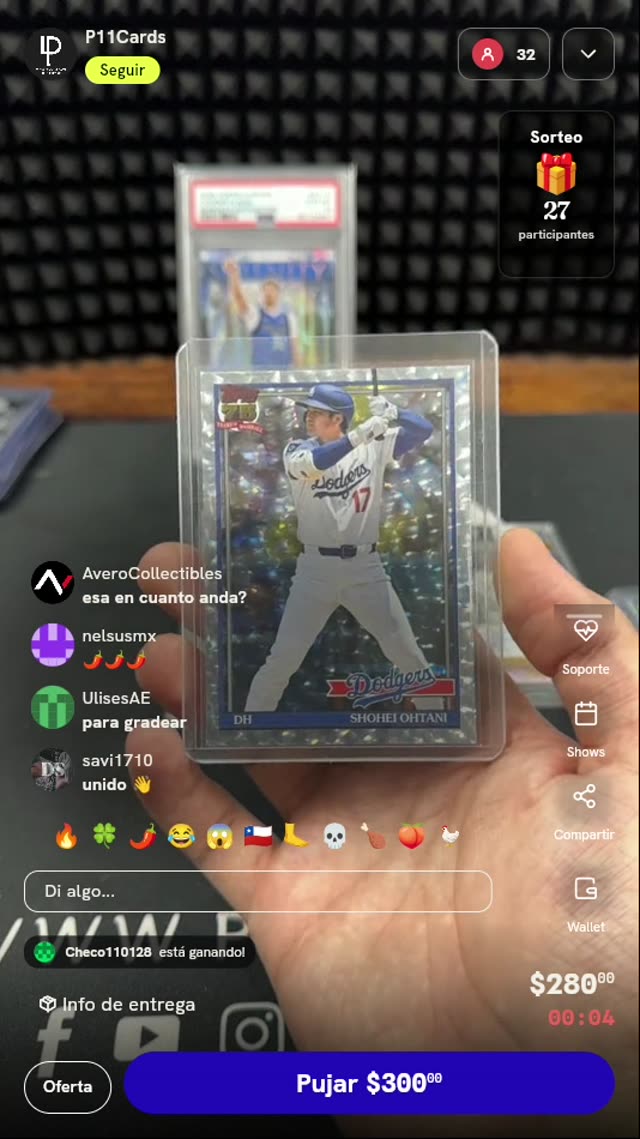 Tarjeta Topps Shohei Ohtani 75° Aniversario