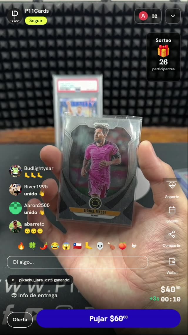 Carta Panini Prizm Lionel Messi