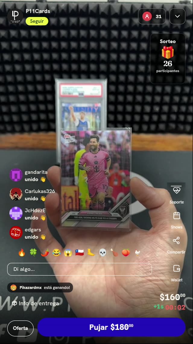 Carta Lionel Messi Topps NOW 2024