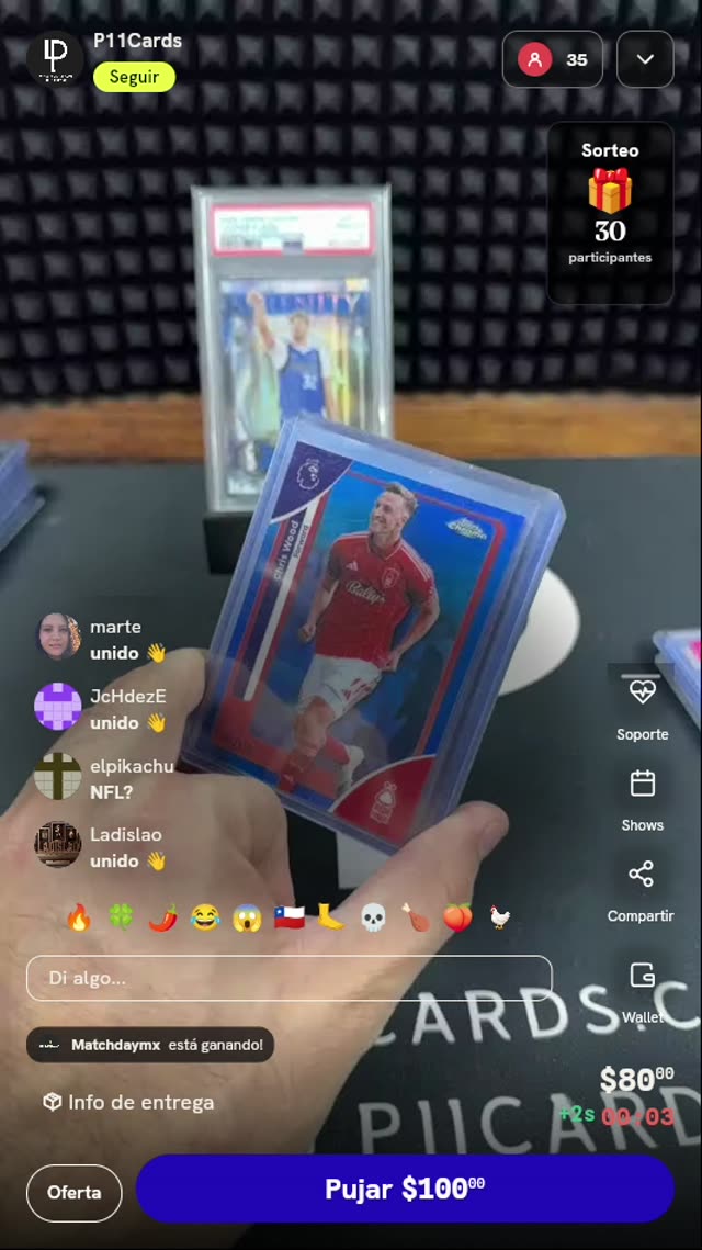 Carta Topps Chrome Chris Wood