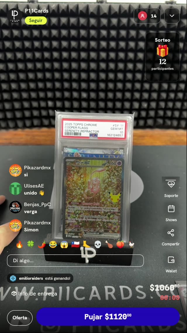Carta Pokémon Mew ex #152/128 SIR