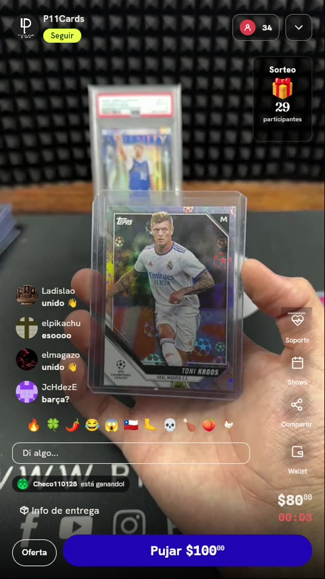 Carta Topps Toni Kroos Starball
