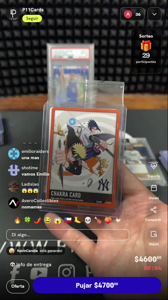 Carta Promo Naruto TCG Yankees CP-001